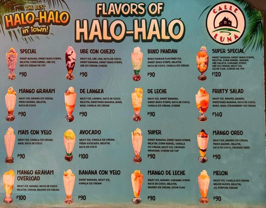 Calle Luna Halo-halo in Silay City : A Review