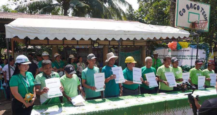 Electrification of Purok Sunflower in Bago City, Philippines