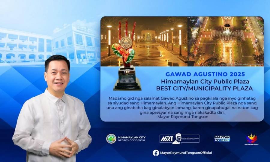 Himamaylan City Public Plaza Wins Best City/Municipality Plaza Award