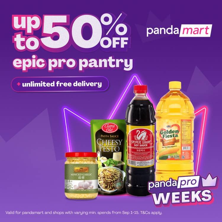 foodpanda PRO Weeks: Up to 50% Off