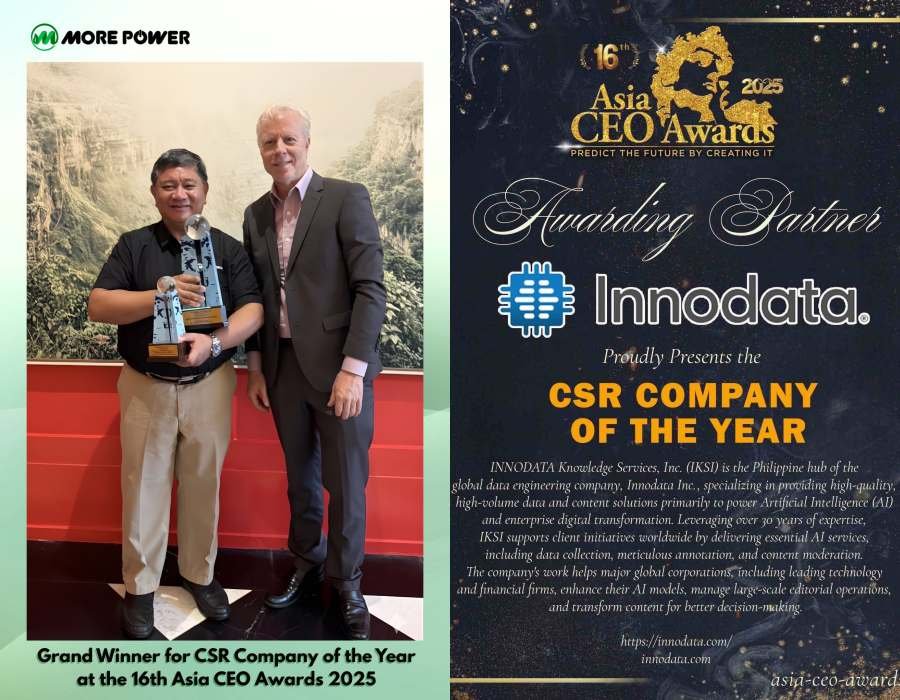 MORE Power Wins Big at Asia CEO Awards 2025