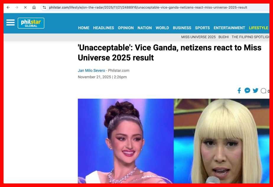 Miss Universe’s Reputation on Trial