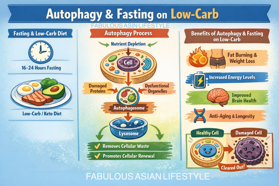 Autophagy, Fasting on Low-Carb: Cellular Renewal for Health