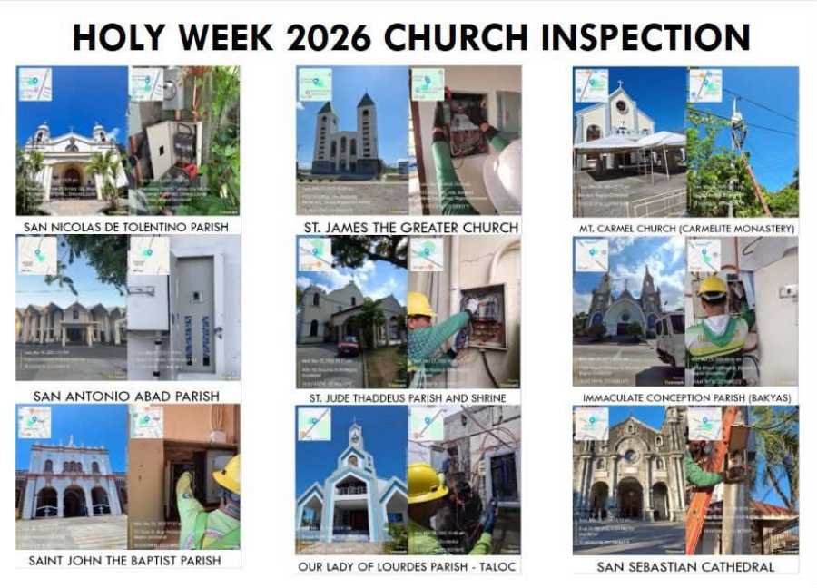 Holy Week 2026 Bacolod: Negros Power Completes Full Church Safety Checks