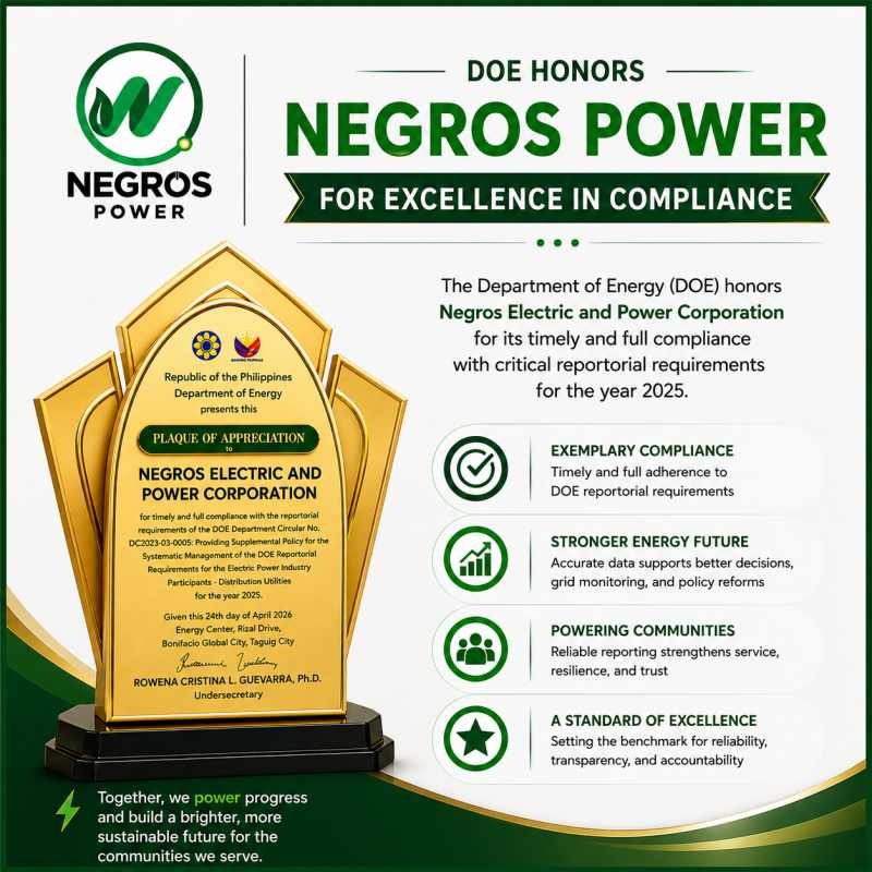 DOE Celebrates MORE Power and Negros Power | Outstanding Compliance Excellence