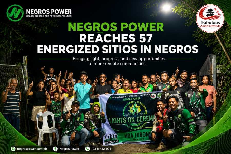 Negros Power Reaches 57 Energized Sitios in Negros